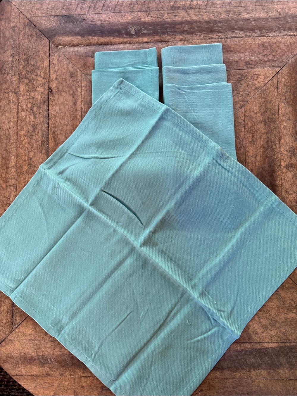 Napkins in Aqua set of 6 NWOT